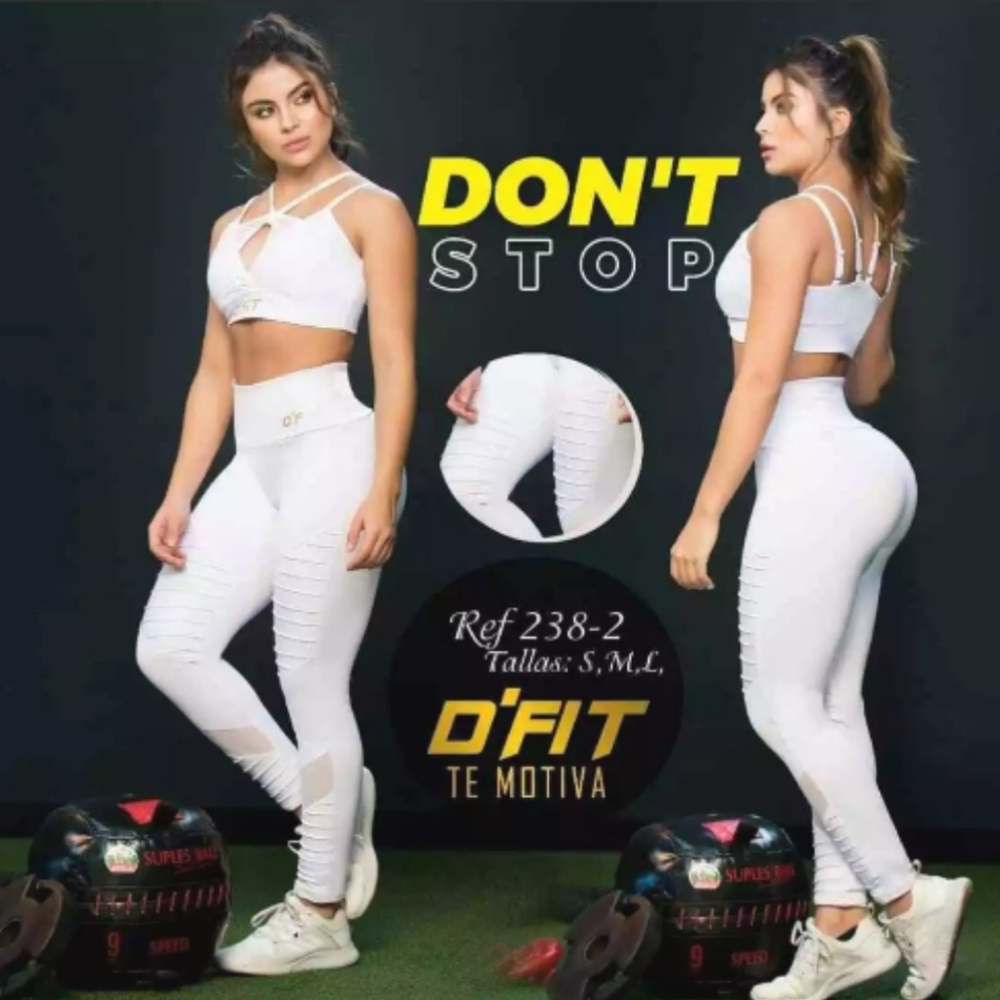 D'FIT Sports Women's Colombian 🇨🇴 Set leggings